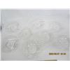Image 1 : 8 Authentic Crystal 6 inch Desert Plates