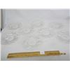 Image 2 : 8 Authentic Crystal 6 inch Desert Plates