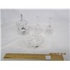 Image 1 : Lot of Authentic Crystal 2 Bells ,Mustard Jar with Lid , Occasional Dish