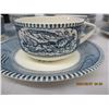 Image 10 : Antique Royal Dish Set with Currier and Ives Scenes on It
