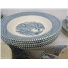 Image 6 : Antique Royal Dish Set with Currier and Ives Scenes on It