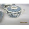 Image 8 : Antique Royal Dish Set with Currier and Ives Scenes on It