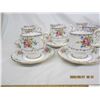 Image 2 : 8 Rare Royal Albert Petit Point Demis Tasse Tea Cups with Saucers