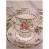 Image 3 : 8 Rare Royal Albert Petit Point Demis Tasse Tea Cups with Saucers