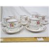 Image 2 : 8 Royal Abert Petit Point Cups and Saucers