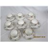 Image 6 : 8 Royal Abert Petit Point Cups and Saucers