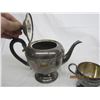Image 2 : W.A.Rogers Silver Plate Teapot and Cream and Sugar