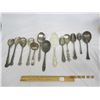 Image 1 : Lot of Antique Silver Plate Serving Spoons