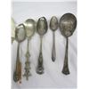 Image 5 : Lot of Antique Silver Plate Serving Spoons