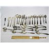 Image 1 : Lot of Antique Silver Plate Silverware