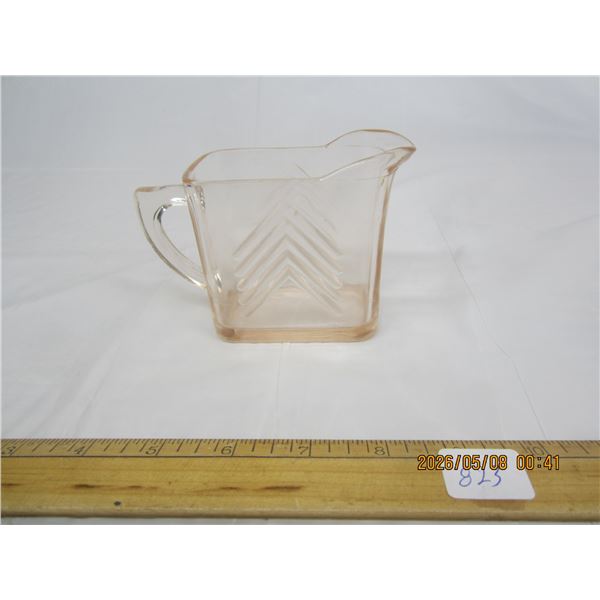 Antique Pink Depression Glass Measuring Cup
