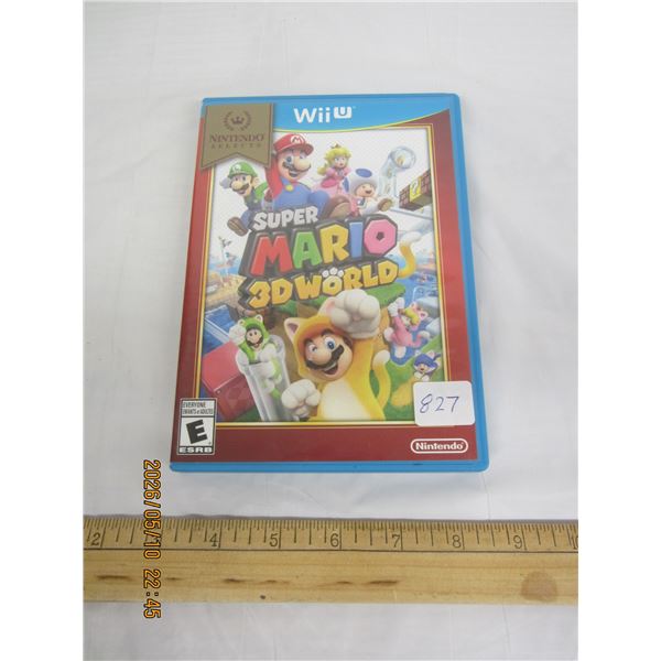 Super Mario 3D World For Wii U Nice Clean Disc