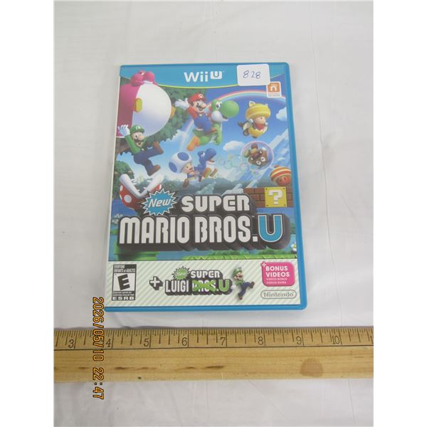 Super Mario Bros. U For Wii U Nice Clean Disc