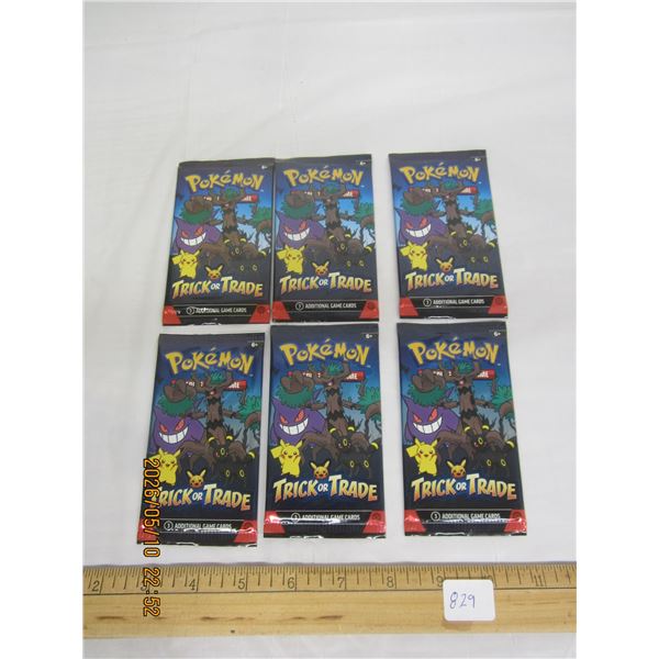 Pokémon 6 Sealed Trick or Trade Packages