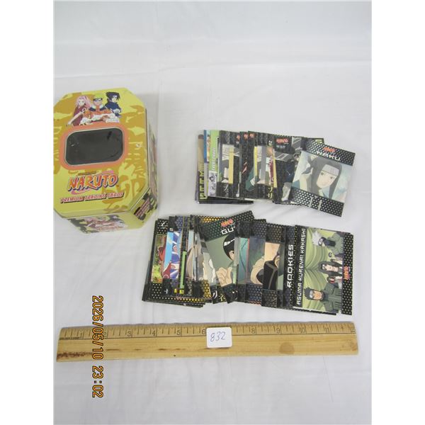2002 NaRuto Premium Trading Cards with Tin