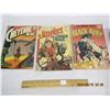 Image 1 : 3 Cowboy Comics 10 Cent Cheyene Kid , Wild Billy , Black Fury 1960's