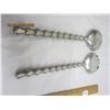 Image 4 : Mid Century Modern Aluminium Salad Fork and Spoon