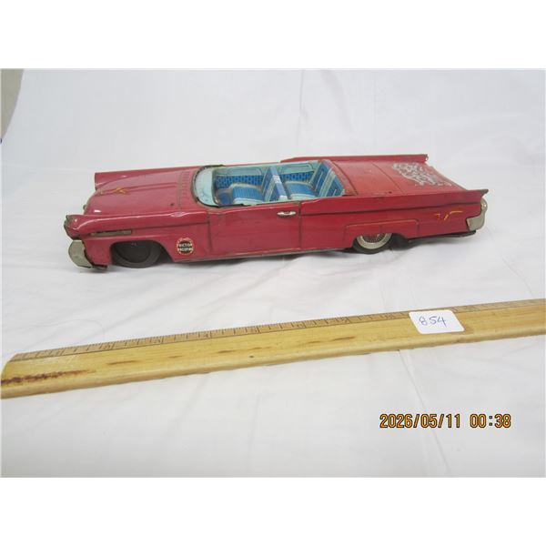 Vintage Lincoln Continental Tin Friction Car