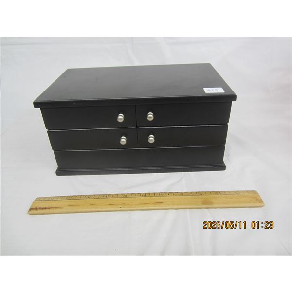 Black Jewelry Box Lots of Storage
