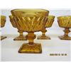 Image 2 : 5 Vintage 1960's Amber Desert Cups