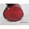 Image 5 : Large Vintage Red Cut Glass Serving Bowl 9.5 inches Across