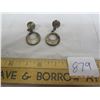 Image 1 : Pair of Vintage Sterling  Silver 925 Ear Rings