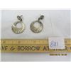 Image 1 : Pair of Vintage Sterling Silver 925 Ear Rings