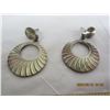 Image 2 : Pair of Vintage Sterling Silver 925 Ear Rings