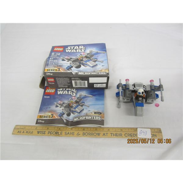 Vintage Star Wars Micro Fighters X Wing with Box Including Mini Figure and Weapon