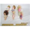 Image 1 : Lot of 6 Different Barbie Dolls Baby Kelly Ect.