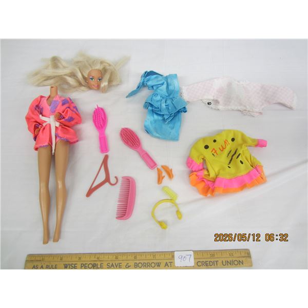 Barbie Damaged Doll , Clothing Accessories