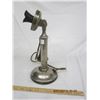 Image 2 : Antique Nickle Plated Brass Western Electric Candle Stick Telephone with Receiver