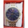 Image 3 : Caravelle by Bulova New York Chronograph Watch with Box Plastic is Still on the Face Needs a Battery