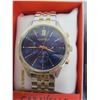 Image 4 : Caravelle by Bulova New York Chronograph Watch with Box Plastic is Still on the Face Needs a Battery