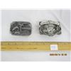 Image 1 : 2 Quality Belt Buckles Oregon and Great Falls