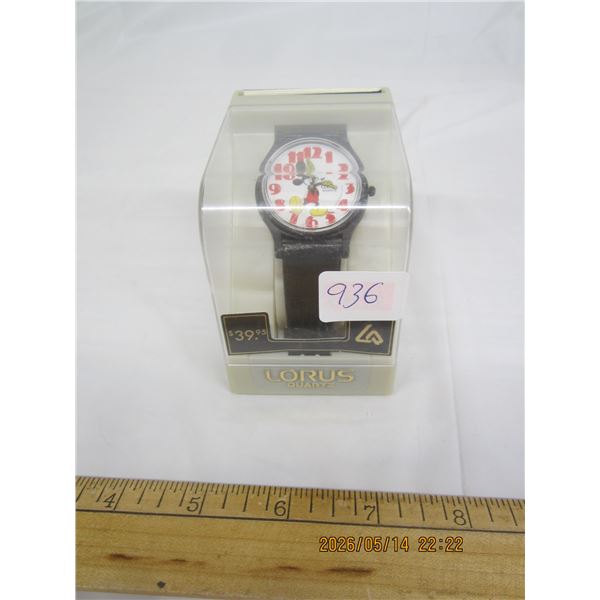 Lorus Mickey Mouse Watch New Old Stock