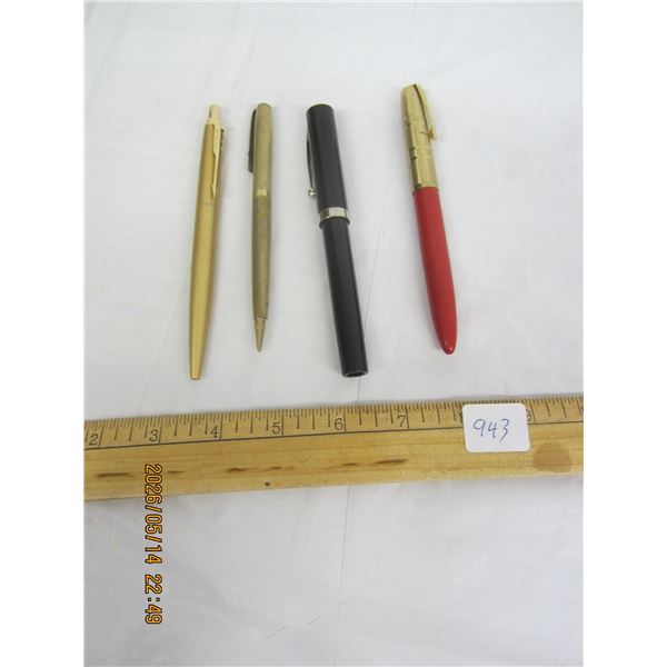 2 Fountain Pens and 2 Standard Pens
