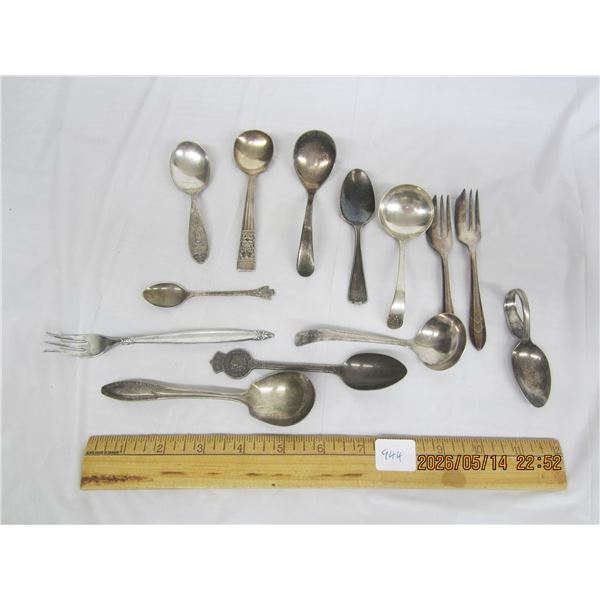 Lot of Silver Plated Forks and Spoons
