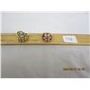 Image 1 : 2 Fancy Gold Toned Rings