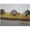 Image 5 : Lot of 4 Silver Toned Rings