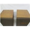Image 7 : Very Rare Early 1970's Stark Designs Bookshelf Speakers with Walnut Cases and Original Grills Ready 