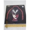 Image 1 : Original Kiss Gene Simmons LP with Mint Vinyl and a Aucoin Original Poster Rare