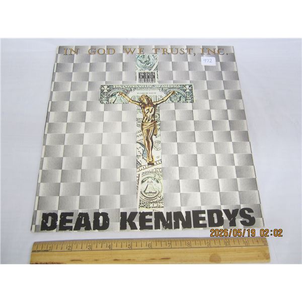 Original  Dead Kennedy's In God We Trust ,Inc. LP Record Clean Vinyl  Rare LP
