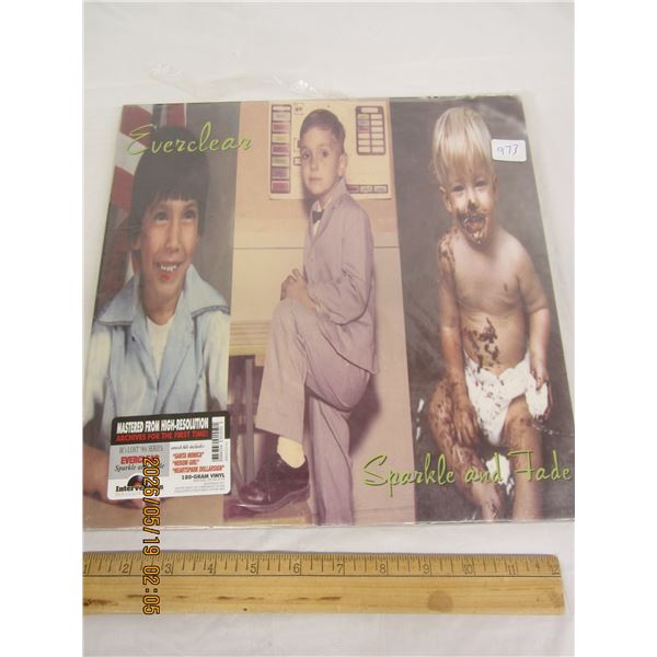 Original Everclear Sparkle and Fade LP Record in Shrink Wrap Never Opened But Shrink Damaged at the 