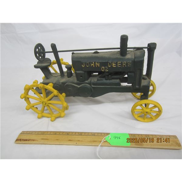Old Cast Iron Tractor Toy