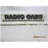 Image 2 : Vintage 1980's Radio Cab Saskatoon Car 44 Rooftop Advertising Sign