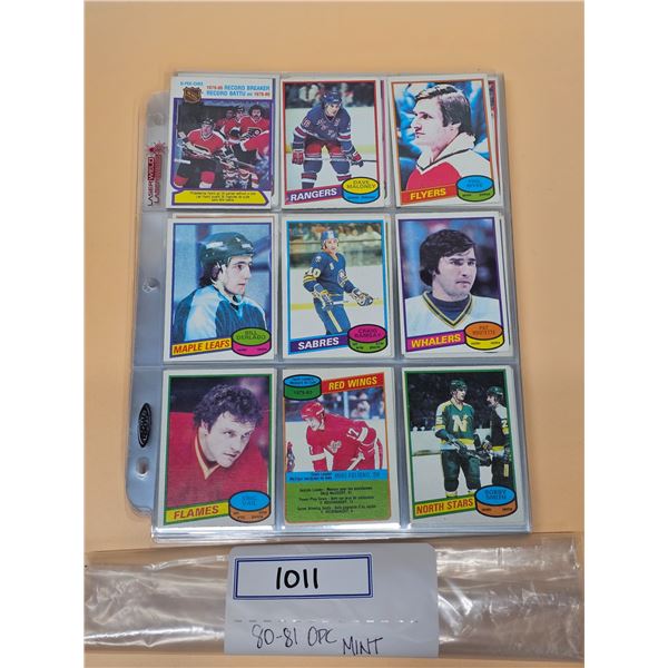 1980-81 O-Pee-Chee Hockey Cards - 270 Mint cards