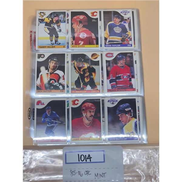 1985-86 O-Pee-Chee Hockey Cards - 108 Mint Cards