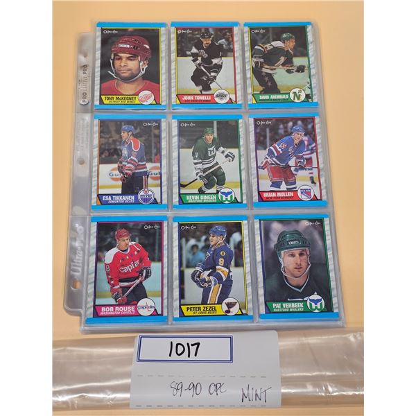 1989-90 O-Pee-Chee Hockey Cards - 135 Mint Cards
