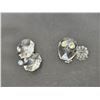 Image 1 : Swarovski Crystal Figurines - Owl and Clam (need repair)